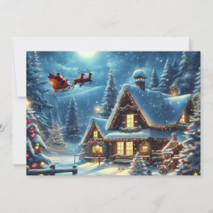 Cartes Pour Fêtes Annuelles Hiver/Saint-Nicolas/Noël/Neige