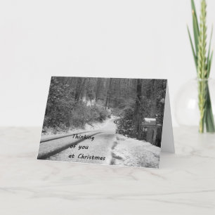 CARTES POUR FÊTES ANNUELLES HIVER WONDERLAND NOËL SOUHAITE