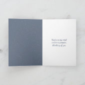 Cartes Pour Fêtes Annuelles Hivernal Owl Thinking of You (Intérieur)