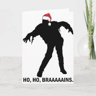 Cartes Pour Fêtes Annuelles Ho Ho Cerveaux