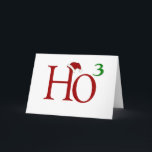 Cartes Pour Fêtes Annuelles Ho Ho Ho<br><div class="desc">Ho Ho Ho clothes,  t-shirts,  Christmas ornaments and holiday Santa apparel. Hilarious and cool Ho to the third power clothing,  keychains,  mousepads,  sticker and original Christmas cards. Santa and Christmas note cards,  ornaments,  baby clothes and t-shirts for Xmas!</div>