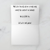 Cartes Pour Fêtes Annuelles HO HO HO ! - Customisé (Intérieur)