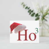 Cartes Pour Fêtes Annuelles Ho Ho Ho Joyeux Noël (Debout devant)