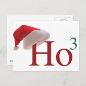 Cartes Pour Fêtes Annuelles Ho Ho Ho Joyeux Noël (Devant / Derrière)
