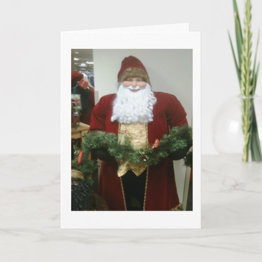 CARTES POUR FÊTES ANNUELLES HO HO HO MERRRY NOËL / HEUREUSE NOUVELLE ANNÉE (Devant)