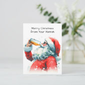 Cartes Pour Fêtes Annuelles HO HO Noël (Debout devant)