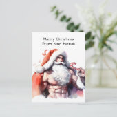 Cartes Pour Fêtes Annuelles HO HO Noël (Debout devant)