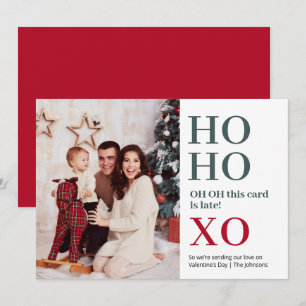 Cartes Pour Fêtes Annuelles Ho Ho XO Saint-Valentin