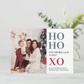Cartes Pour Fêtes Annuelles Ho Ho XO Valentine's Day (Debout devant)