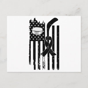 Cartes Pour Fêtes Annuelles Hockey Ruban Rose Sensibilisation Cancer Sein Spor