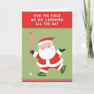 Cartes Pour Fêtes Annuelles Hockey sur gazon