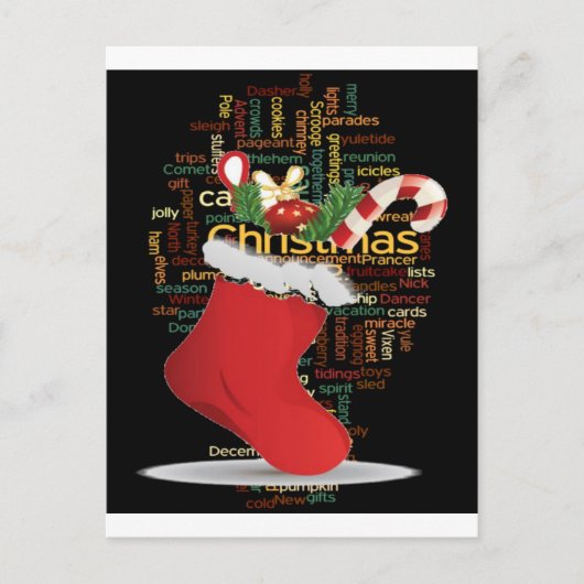 Cartes Pour Fêtes Annuelles HoHo ! Merry Christmas TOXITS et Happy New Year (Devant)