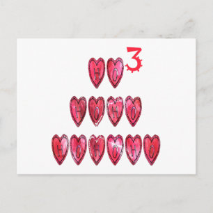Cartes Pour Fêtes Annuelles Hoho ! Père Noël coeur cool texte Noël amour desi