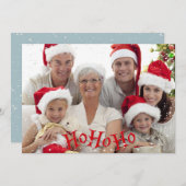 Cartes Pour Fêtes Annuelles HoHoHo (Devant / Derrière)