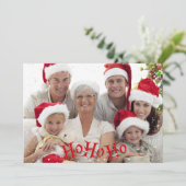 Cartes Pour Fêtes Annuelles HoHoHo (Debout devant)