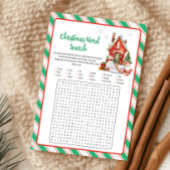 Cartes Pour Fêtes Annuelles Holiday Christmas Party Word Search Game
