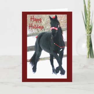 Cartes Pour Fêtes Annuelles Holiday Horse Greeting Cards