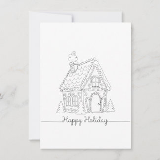 Cartes Pour Fêtes Annuelles Holiday house