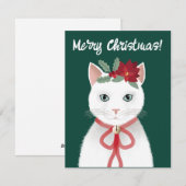 Cartes Pour Fêtes Annuelles Holiday Kitty (Devant / Derrière)