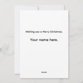 Cartes Pour Fêtes Annuelles Holiday Magic & Cheer Festive Christmas (Dos)