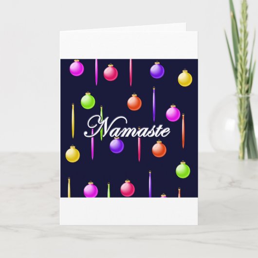 Cartes Pour Fêtes Annuelles Holiday Namaste (Devant)