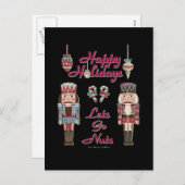 Cartes Pour Fêtes Annuelles Holiday Nutcracker (Devant / Derrière)