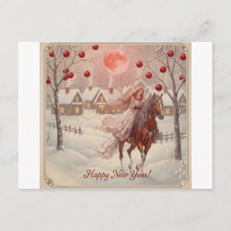 Cartes Pour Fêtes Annuelles Holiday Postcard