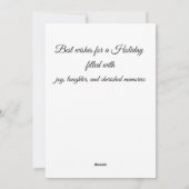 Cartes Pour Fêtes Annuelles holiday Rug (Dos)