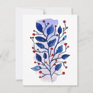Cartes Pour Fêtes Annuelles Holiday Sprig