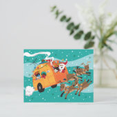 Cartes Pour Fêtes Annuelles Holiday Trip (Debout devant)