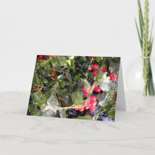 Cartes Pour Fêtes Annuelles Holly