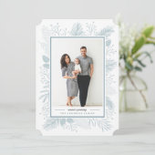 Cartes Pour Fêtes Annuelles Holly et Pine | BONNES FÊTES (Debout devant)