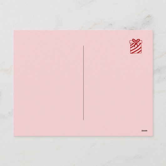 Cartes Pour Fêtes Annuelles 『Holly Jolly』トナカイのかわいいクリスマスカード♡ (Dos)