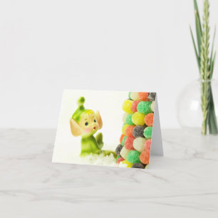 Cartes Pour Fêtes Annuelles Holly l'Elfe Pixie