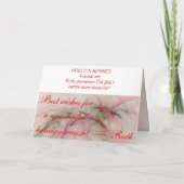 CARTES POUR FÊTES ANNUELLES HOLLY 'N BERRIES (Dos)