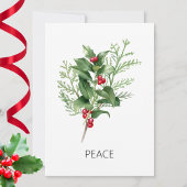 Cartes Pour Fêtes Annuelles Holly Sprig
