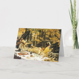 Cartes Pour Fêtes Annuelles Holyday, le pique-nique de James Tissot, Art Victo