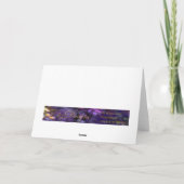 Cartes Pour Fêtes Annuelles Home for Christmas Text (Dos)