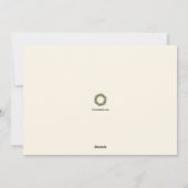 Cartes Pour Fêtes Annuelles Home For The Holidays Greeting Card (Dos)