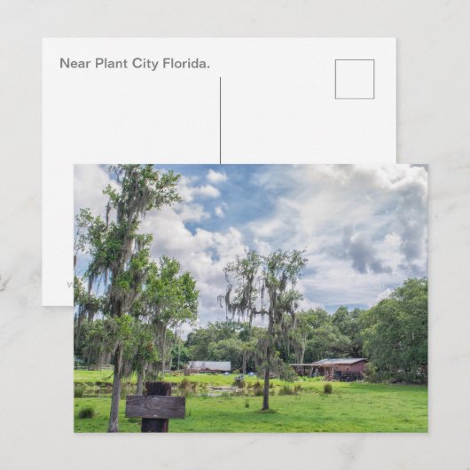 Cartes Pour Fêtes Annuelles Homestead Central Florida (Devant / Derrière)