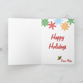 Cartes Pour Fêtes Annuelles Homme en pain d'épices se détendant dans une tasse (Intérieur)