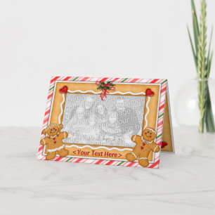 Cartes Pour Fêtes Annuelles Homme et femme de pain d'épices