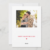 Cartes Pour Fêtes Annuelles Honey Bee Funny Whimsy Saint-Valentin (Dos)