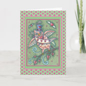 CARTES POUR FÊTES ANNUELLES HOOTS BLANCS N' COEURS CUPID OWL VALENTINE (Devant)