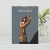 Cartes Pour Fêtes Annuelles Hope & Future Jeremiah 29:11 Faith Art (Debout devant)