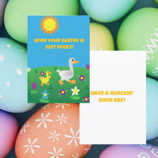 Cartes Pour Fêtes Annuelles Hope your Easter is Ducky