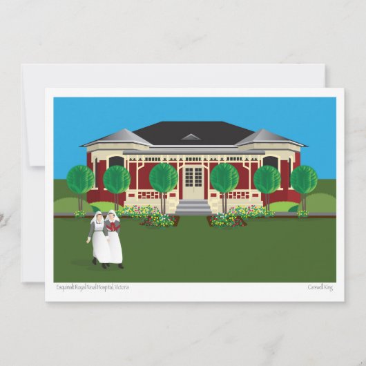 Cartes Pour Fêtes Annuelles Hôpital naval royal d'Esquimalt - Victoria BC (Devant)