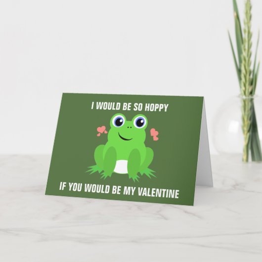 Cartes Pour Fêtes Annuelles Hoppy Valentine (Devant)