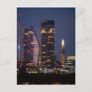 Cartes Pour Fêtes Annuelles Horizon de Londres la nuit