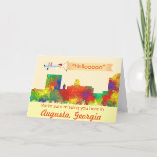 Cartes Pour Fêtes Annuelles Horizon-SG d'Augusta la Géorgie